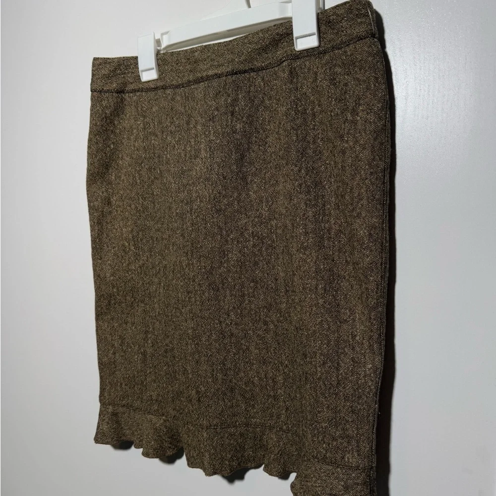 Club Monaco Brown Pencil Skirt for Work - Picture 3 of 7